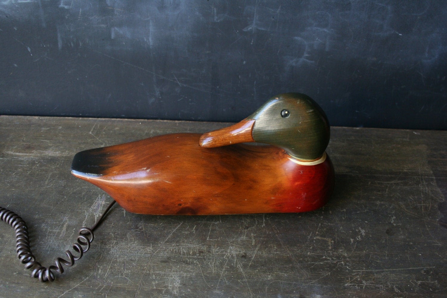 Vintage Duck Phone Bohemian Home Decor Duck Made by nowvintage