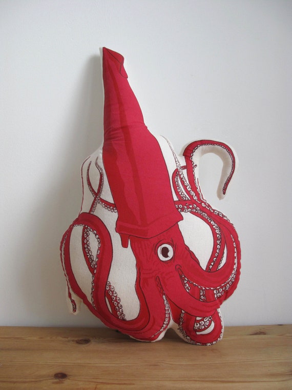 giant squid pillow