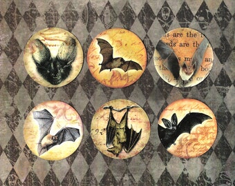 Stickers, Halloween Stickers, Bat Stickers, Trick or Treat, Flying Bats