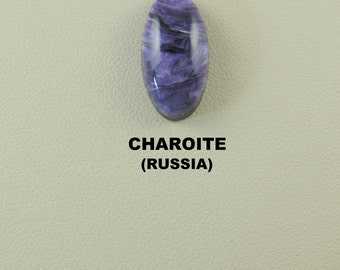 Charoite Ring Size Oval Designer Cabochon for Jewelry Artisans.