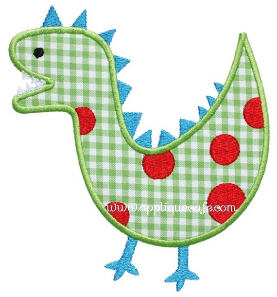 538 Dinosaur 3 Machine Embroidery Applique Design