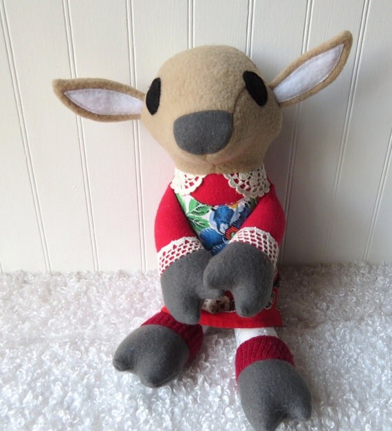 large deer plush