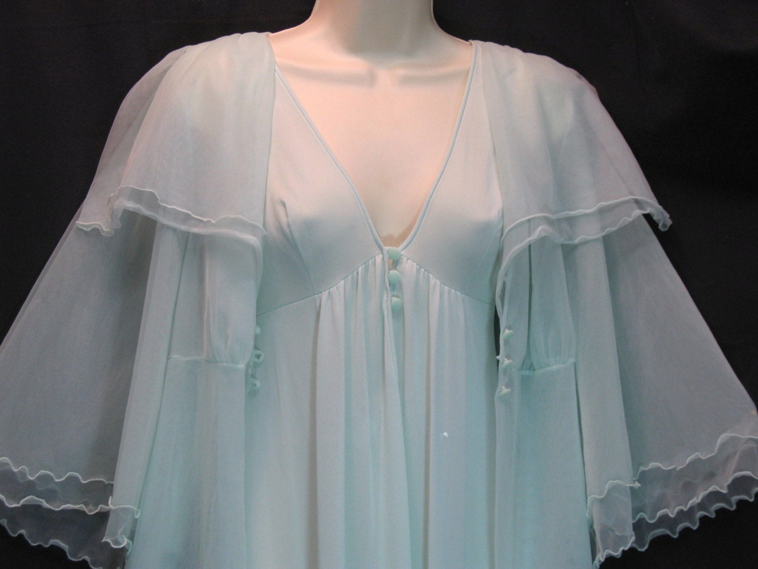 VINTAGEPeignoir Negligee Nightgown SetBoth Double