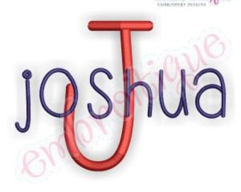 Joshua Adorable Whimsical Handwritten Font - Great for boys & girls!- Instant Download Machine embroidery design