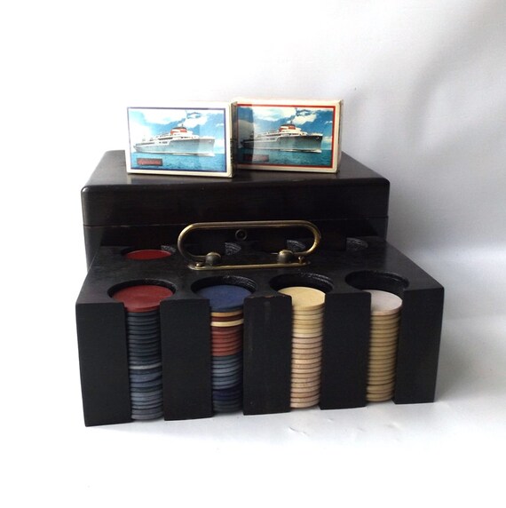 Retro poker set