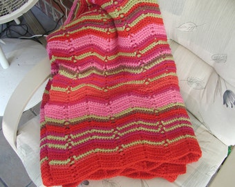 Crochet Afghan full of Color