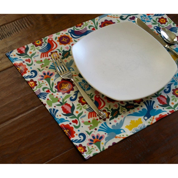 Placemats Laminated Cotton aka Oilcloth wipe clean Alexander