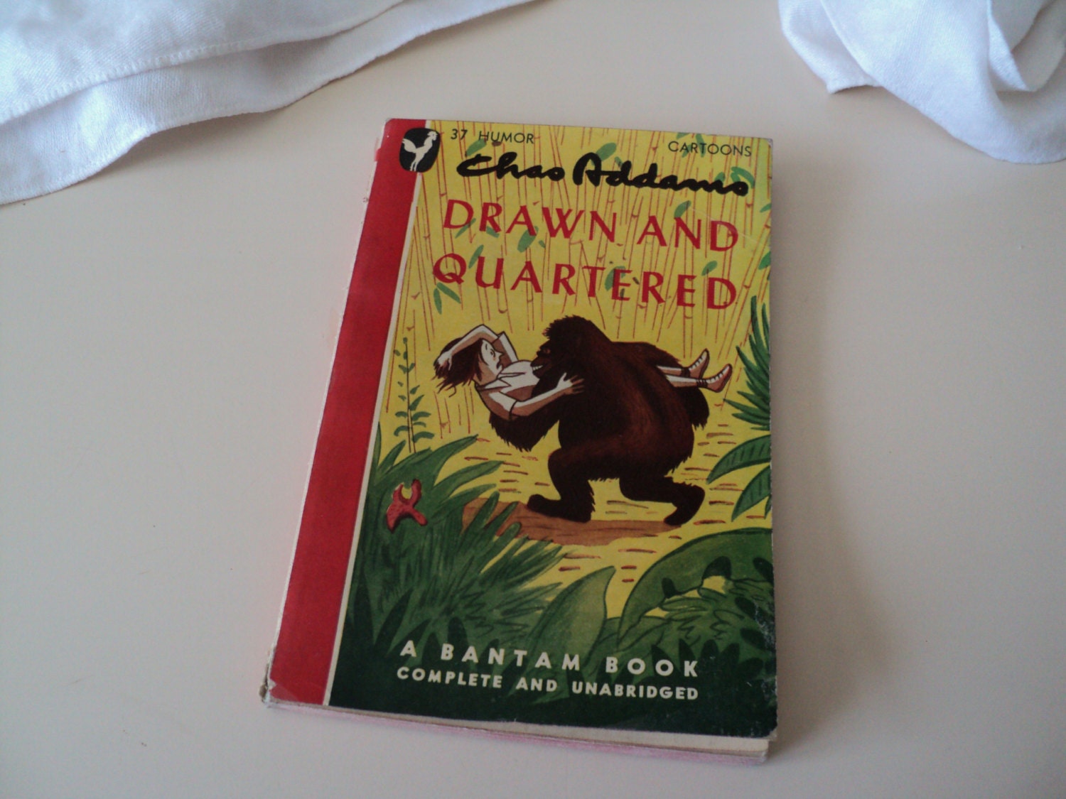 1940s Chas Addams Drawn and Quartered Cartoon Book Addams