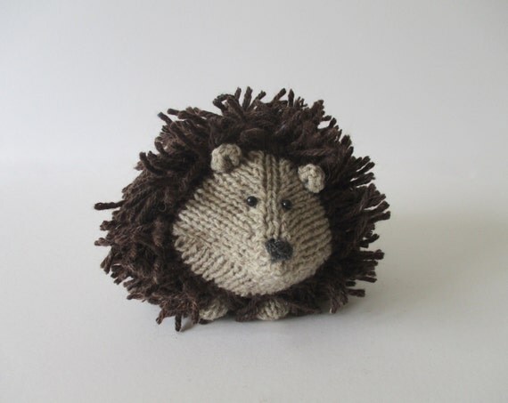 Tweedy Hedgehog toy knitting patterns from fluffandfuzz on ...
