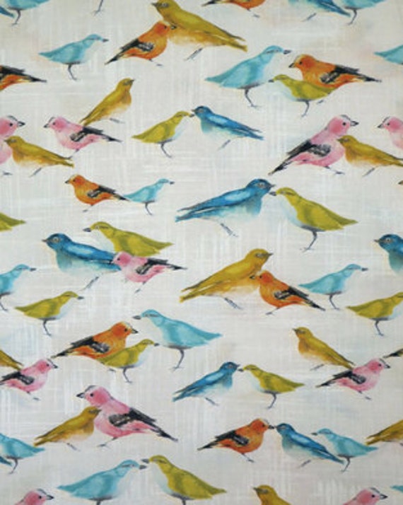 Bird Baby Sheet Baby Girl Bedding/ Birds Crib Sheet / Mini