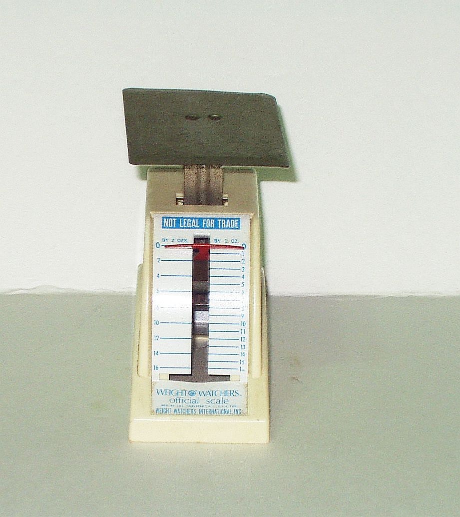 Vintage Weight Watchers Official Scale Food