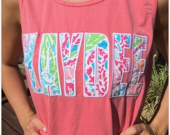 Kappa Delta Let's Cha Cha Comfort Colors Tank