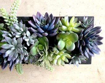 Faux succulent centerpiece, succulent plants, faux succulents, succulent wedding centerpiece, floral arrangement, silk flowers, garden, Gift