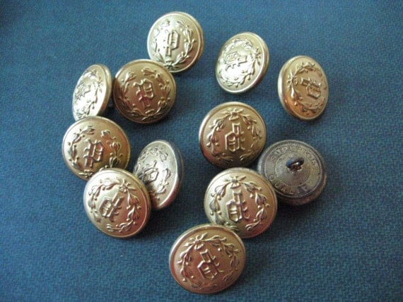 Brass Shank Buttons Waterbury/Scoville/Superior/ Extra Quality
