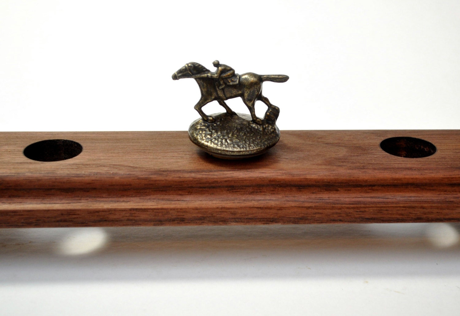 Blanton's Whiskey Bottle Stopper Stand Handmade in Solid