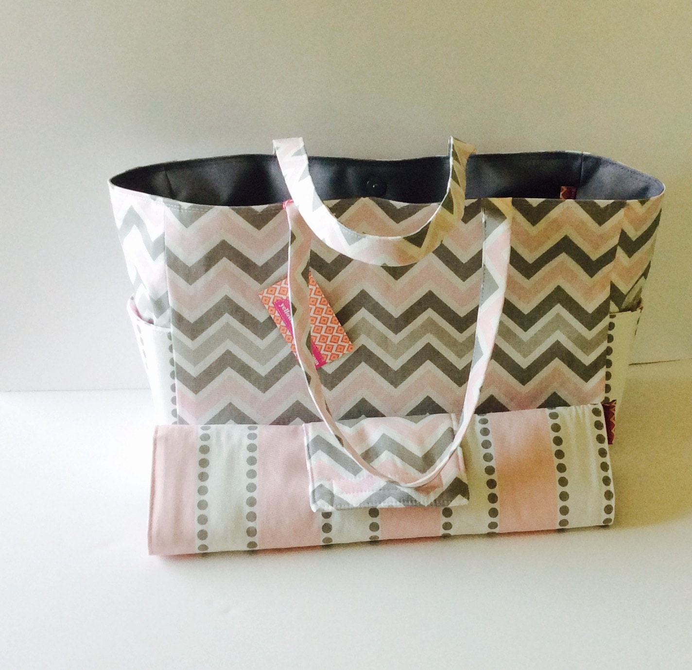 MADE TO ORDER Bella Diaper Bag set waterproof lining