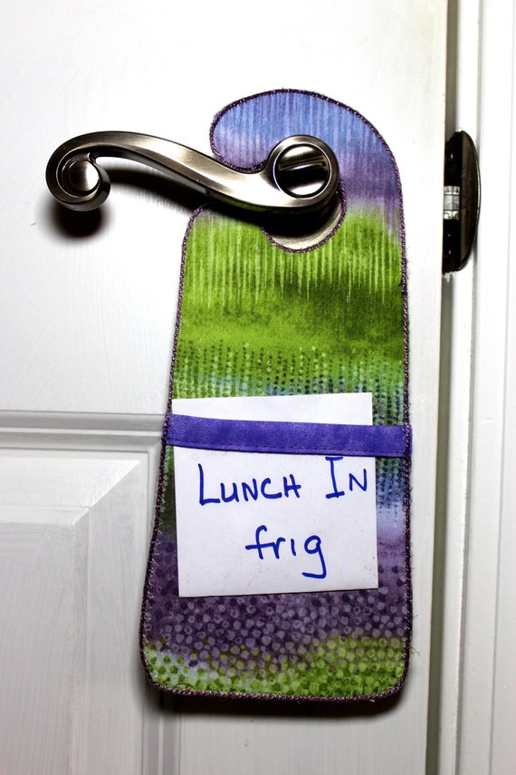 Landscape Note Holder Door Knob Hanger Job by SallyManke on Etsy