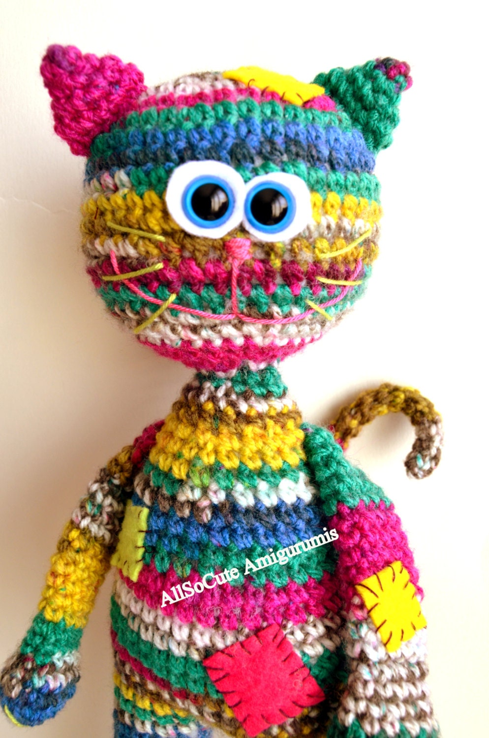 Crochet Pattern Cat Amigurumi Pattern Amigurumi Cat Plush