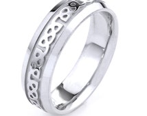 celtic warrior wedding ring twisted trim