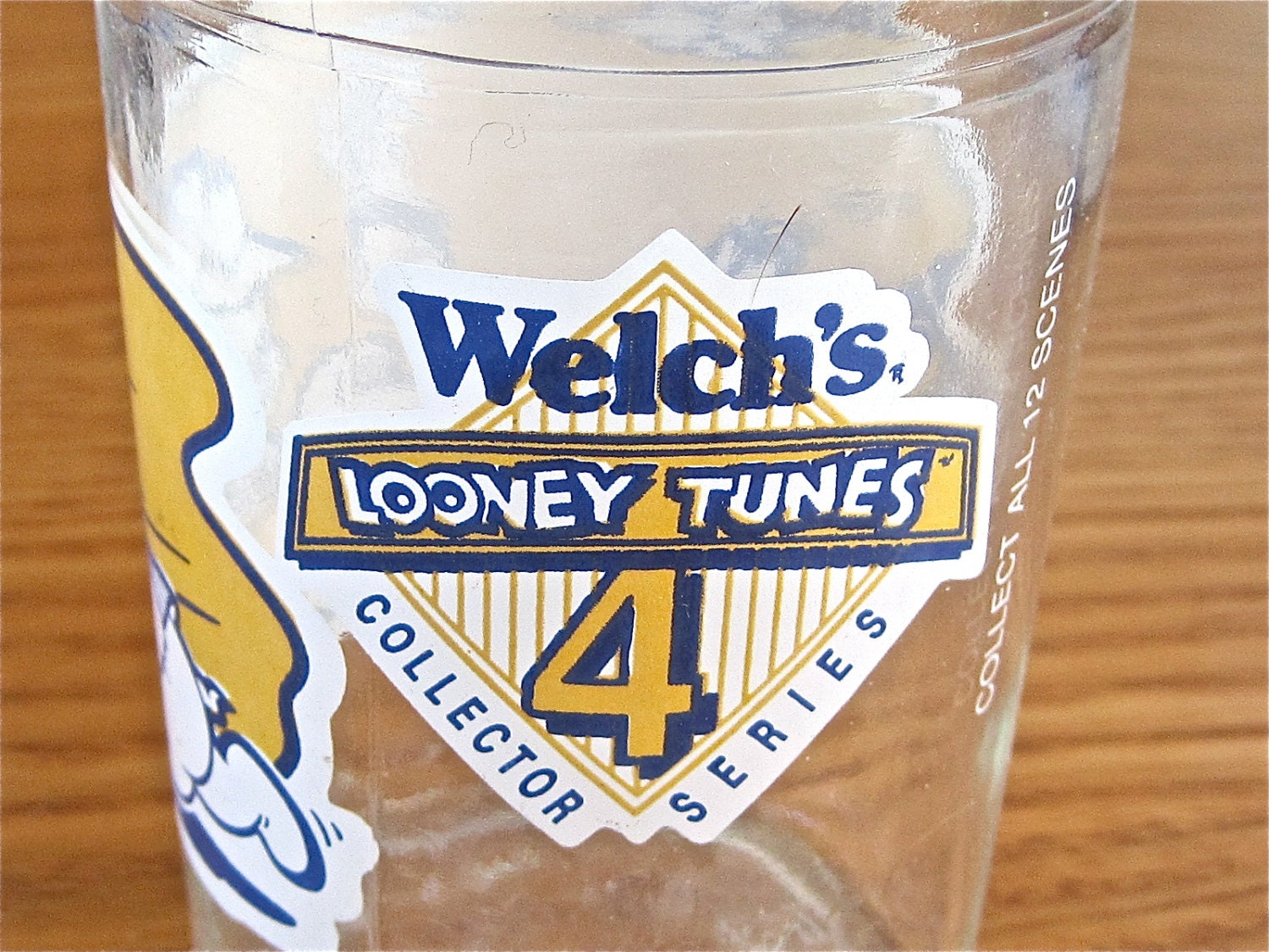 Welch's Vintage Jelly Glass Looney Tunes 4 Collector