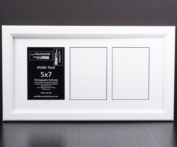 5x7 Multi 3 4 5 6 7 8 9 10 Opening White Picture Frames To