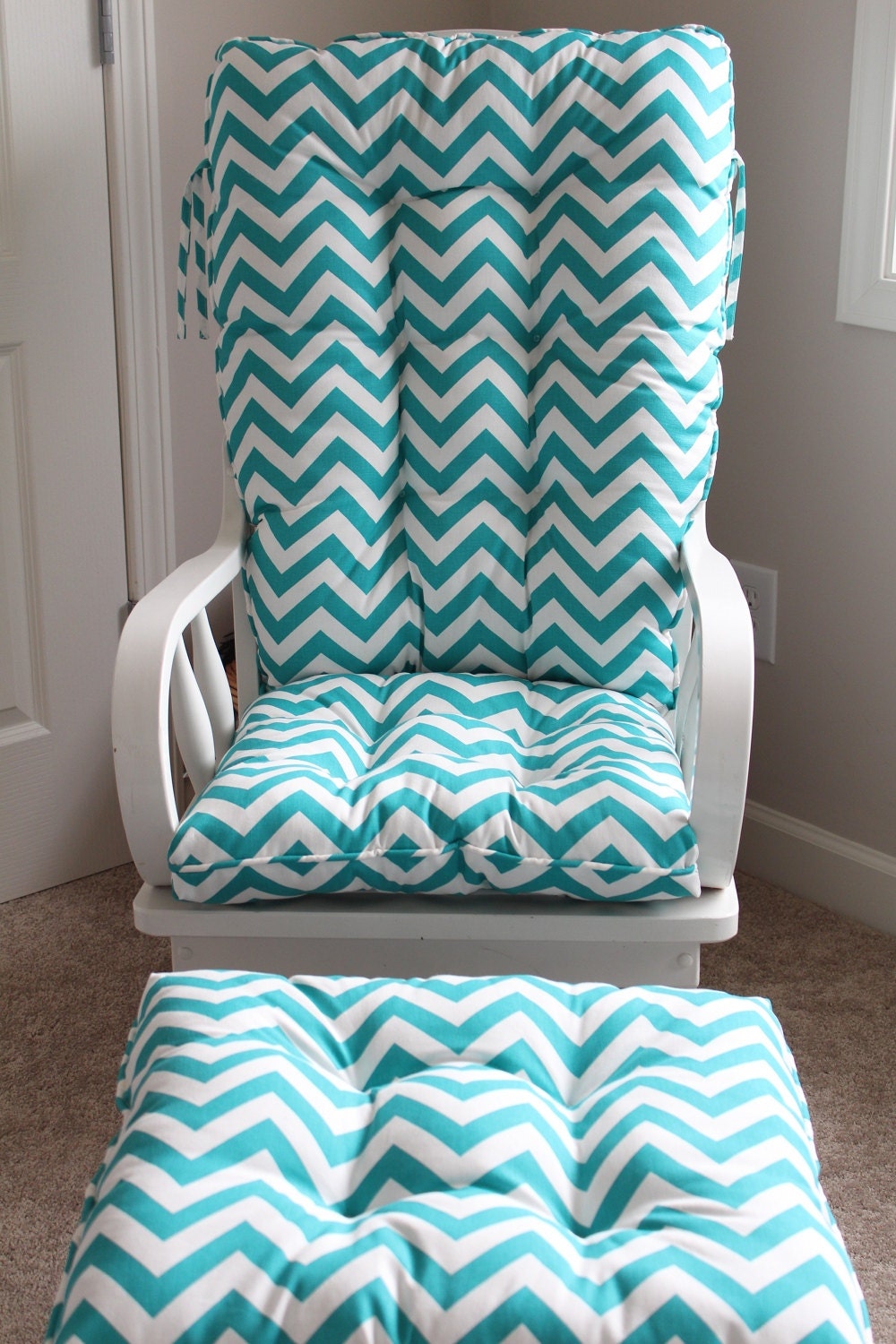 Custom Chair Cushions/ Seat Cushions/Ottoman Cushion/ Glider