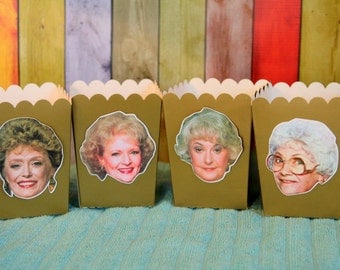 Golden Girls - Golden Girls Favor Boxes- Dorothy- Blanche- Rose- Sophia- Golden Girls Party- Birthday Party- Reunion- Just for Fun!