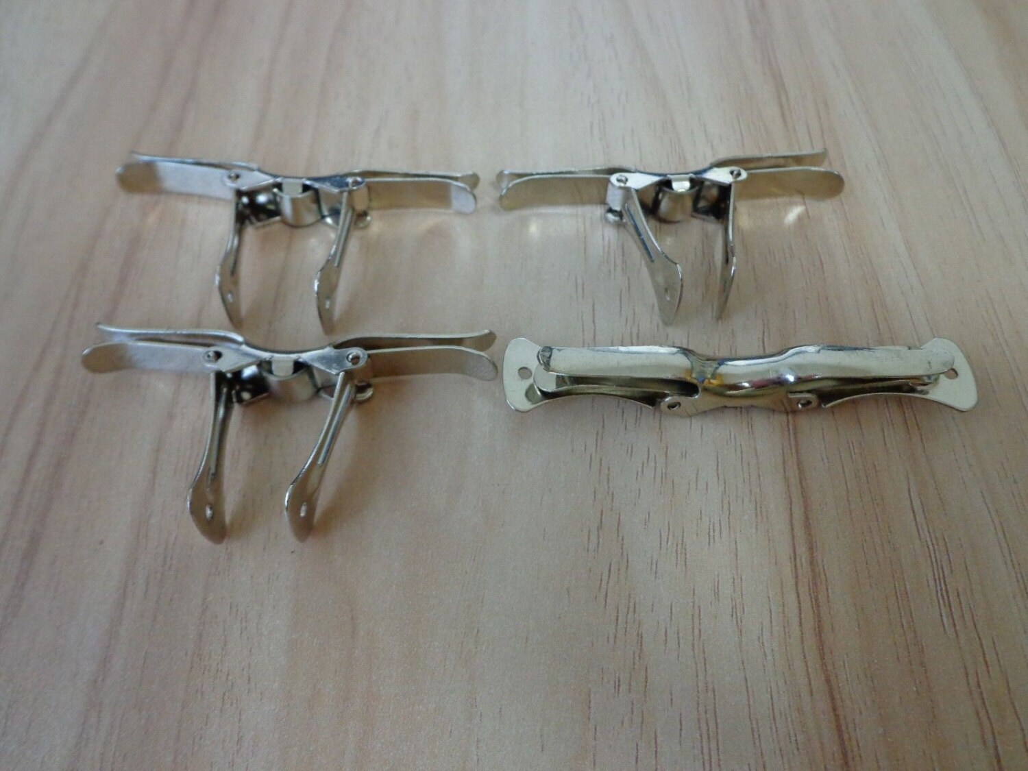 20 Bow Tie Clips / Bow Tie Clip On Hardware / Bow Tie