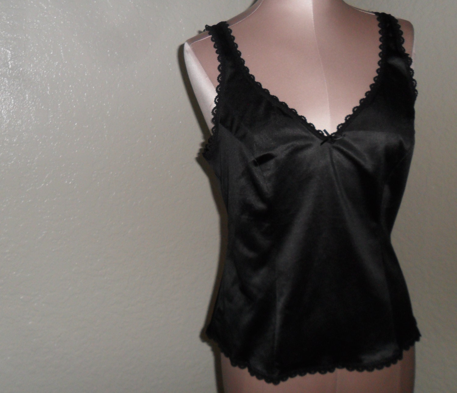 Vintage Camisole Black Cami size 34 Sears