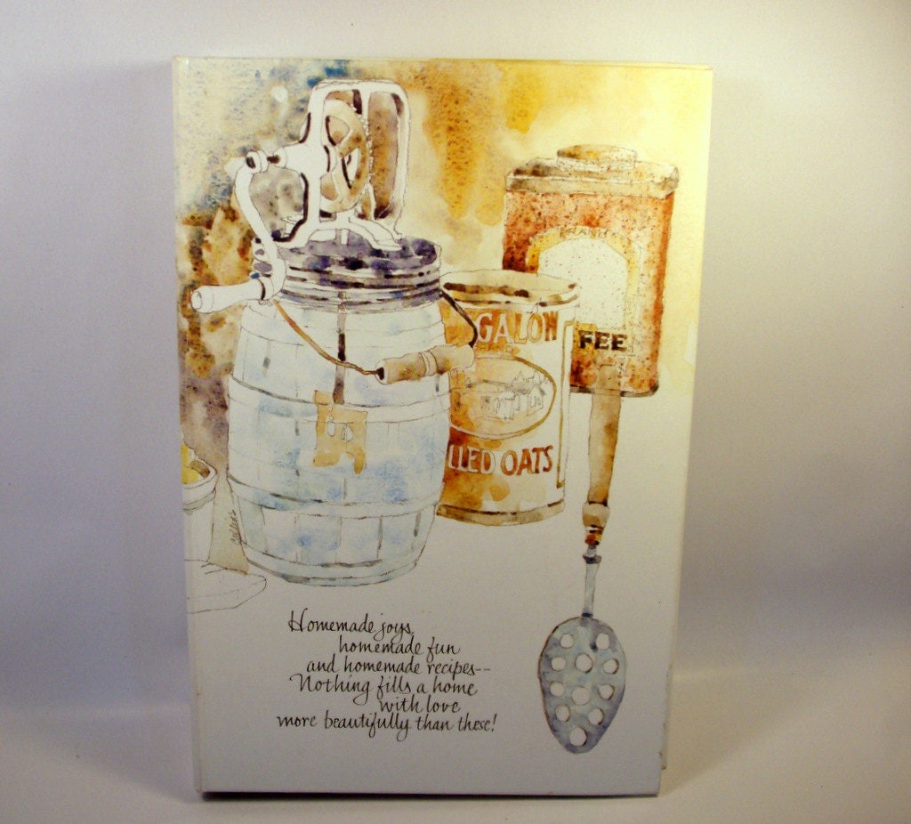 Vintage Recipe Book / Card Holder / by VintageAntiqueLane on Etsy