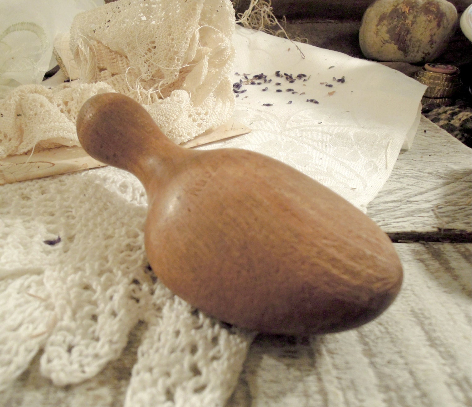 Vintage Sock Darner / Darning Tool / Wood Sock Darner