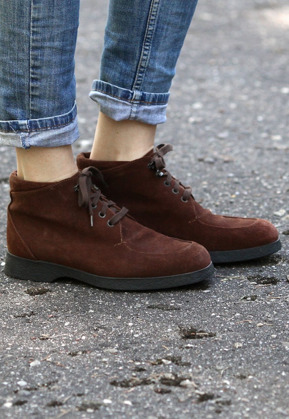 rustic leather booties