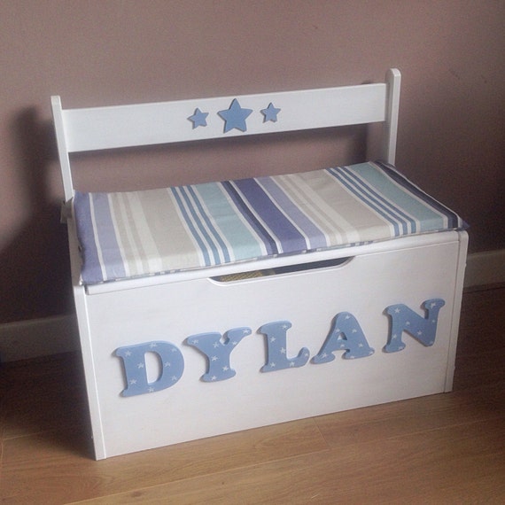 toy box with seat on top