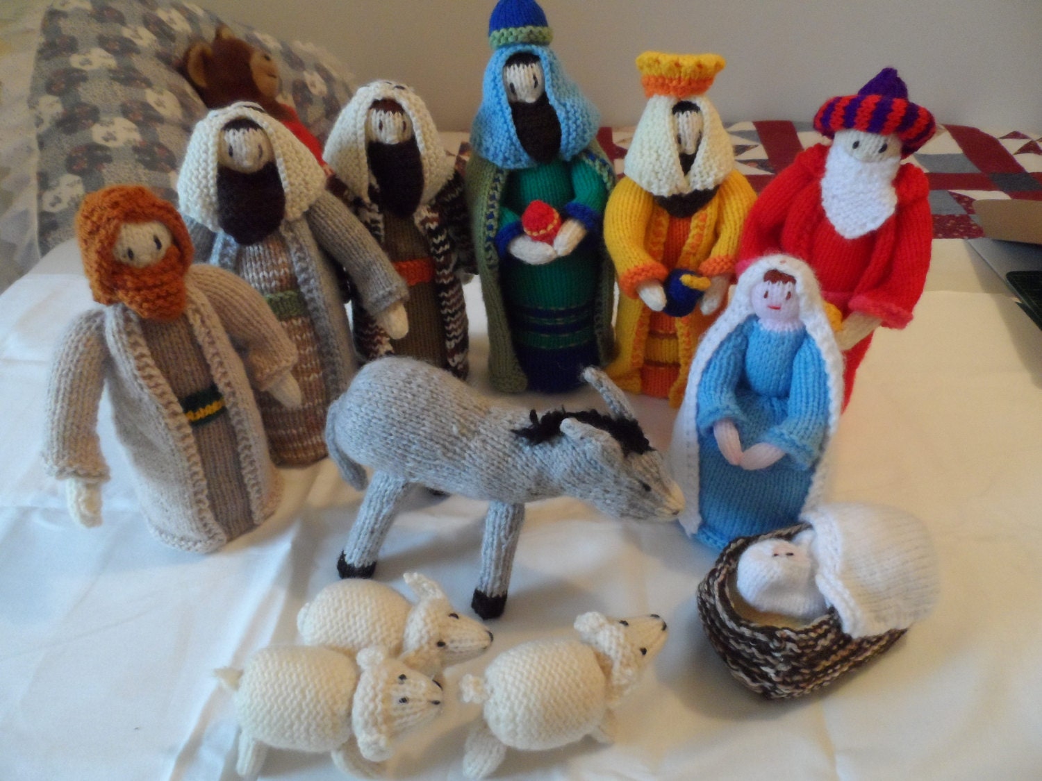 Nativity Set Nativity Scene Knitted Christmas Nativity