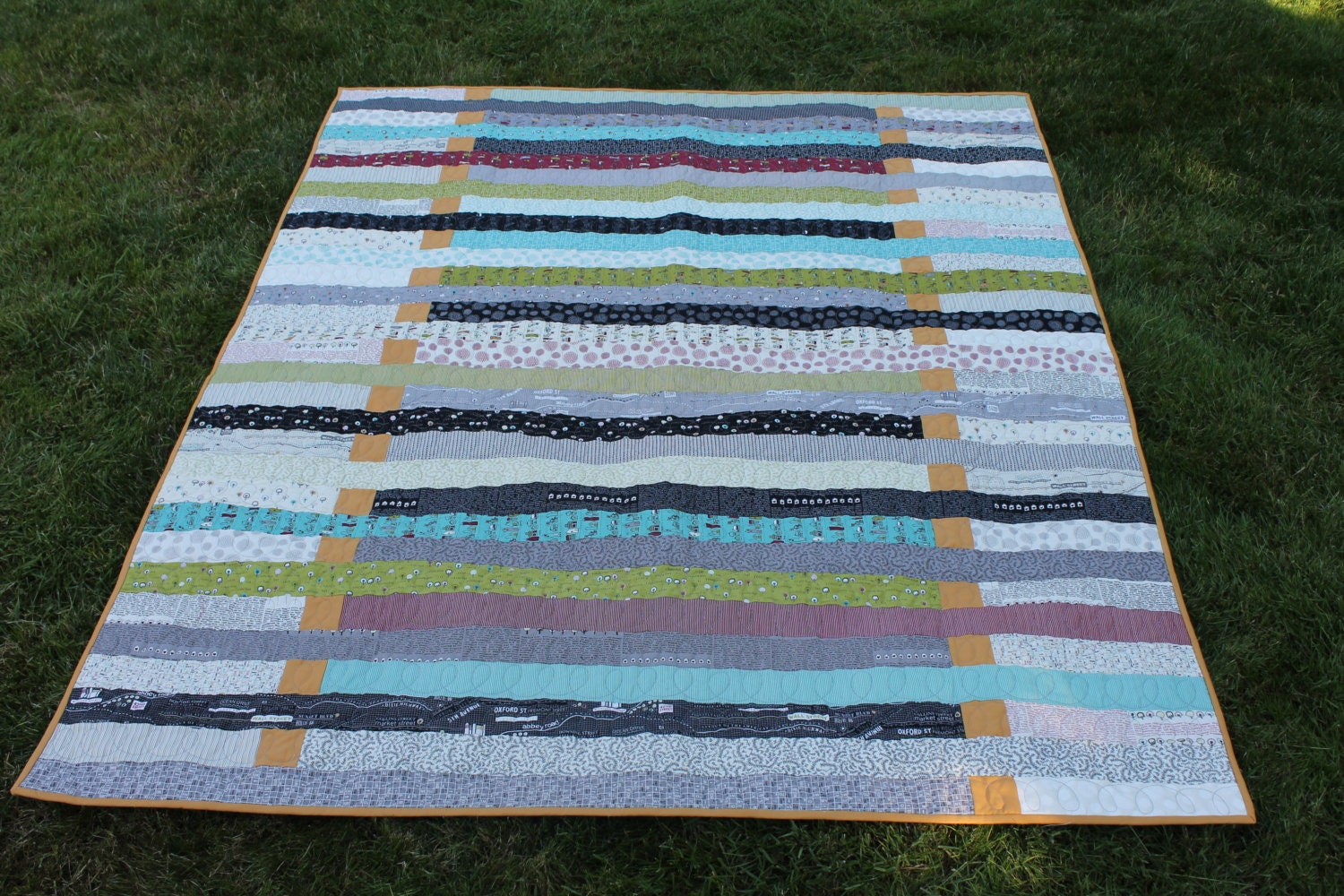 Lap Size Quilt Pattern PDF Life is a Highway Quilt