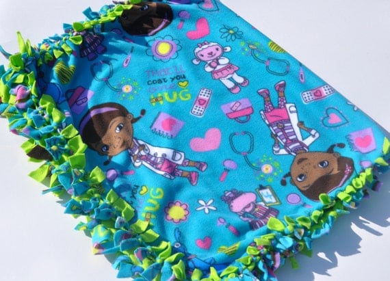 doc mcstuffins plush blanket