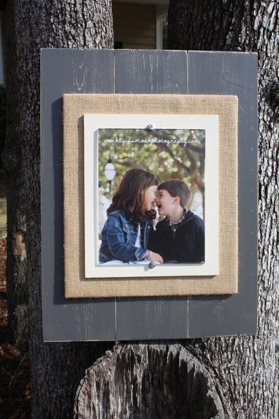 Items similar to Distressed Picture Frame, Rustic 8x10 Frame, Oversized