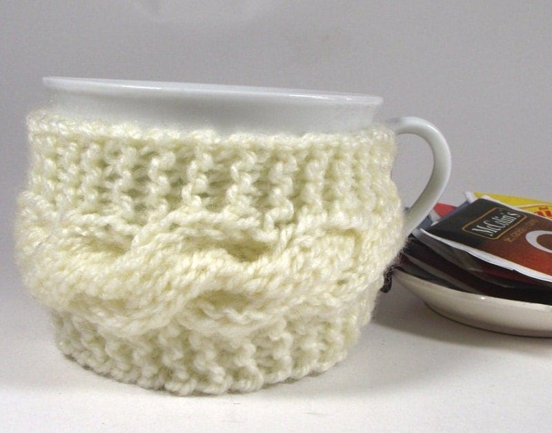 KNITTING PATTERN Cozy Cup Coffee Knit Mug Cozy by ...