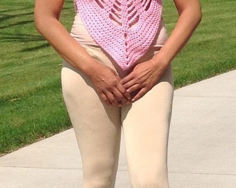 Geometric Crochet Overly Top