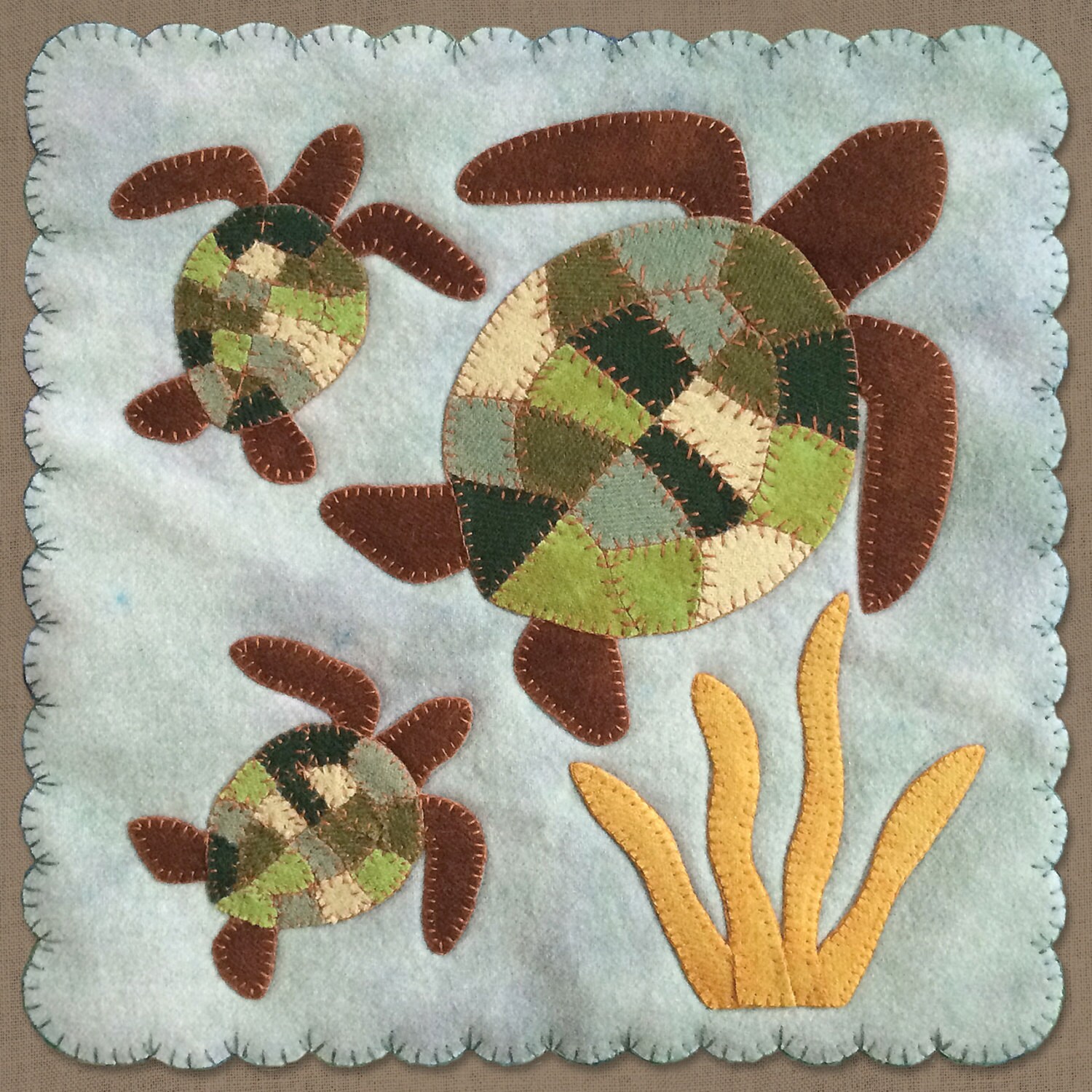 PATTERN Sea Turtles Pattern of the Month wool