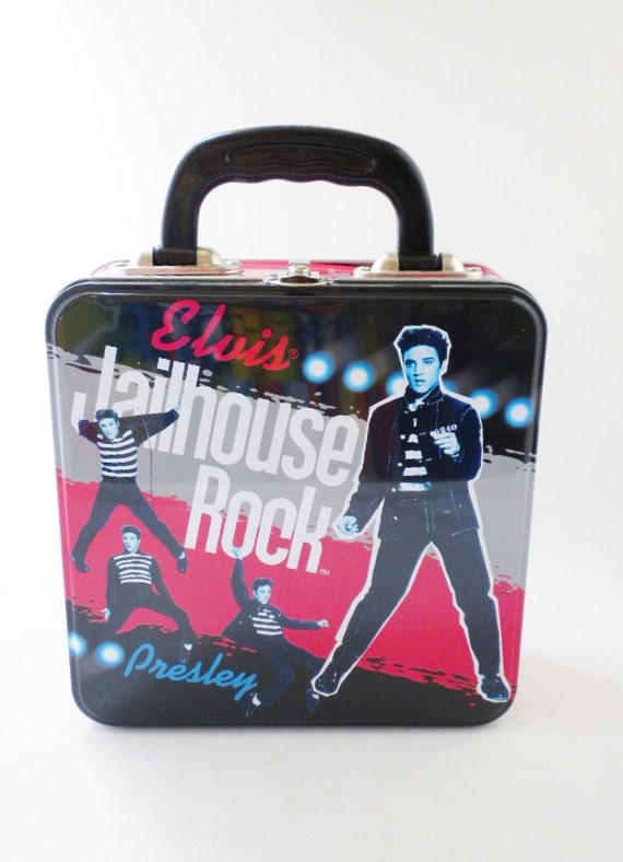 Elvis Presley Jailhouse Rock Lunch Box Tin by oldandnew8 on Etsy