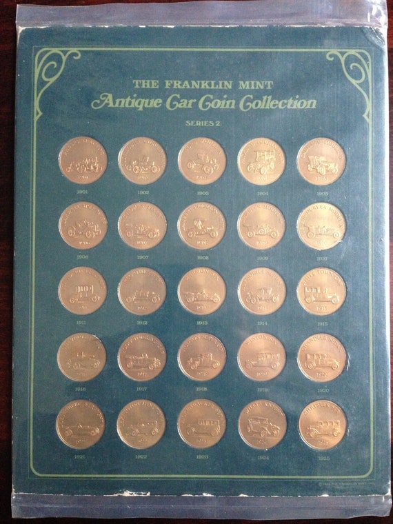 The Franklin Mint Antique Car Coins Series 2