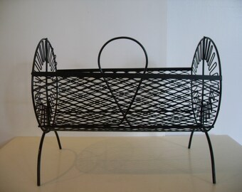 Vintage Mid Century Magazine Rack