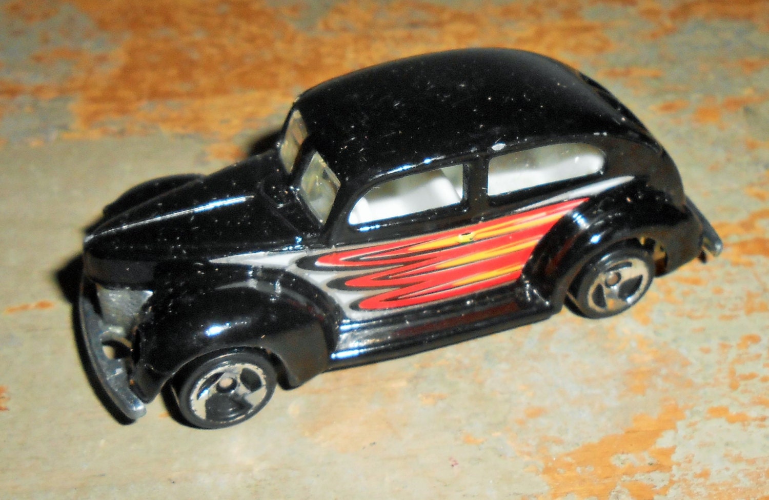 Vintage Toys Car Hot Wheels Black Hot Rod Sports Car Car