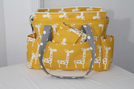 Chloe Diaper Bag Set II Premier Print Fabric by ShaLariCouture