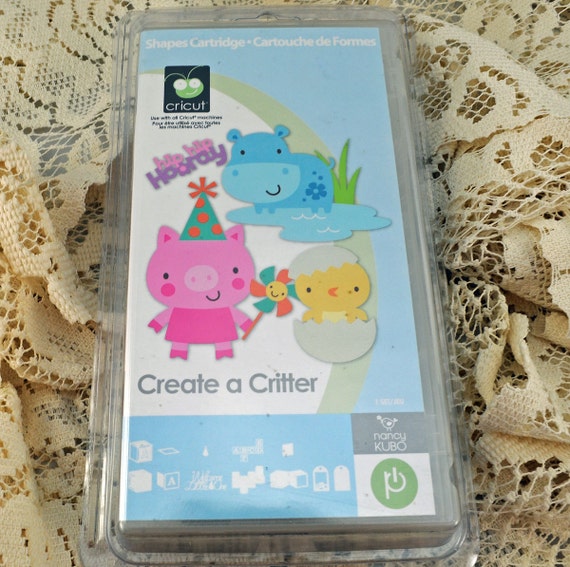 Cricut Cartridge Create A Critter New Unopened by annswhimsey