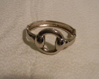 Vintage Silver Plate Expansion Cuff Bracelet
