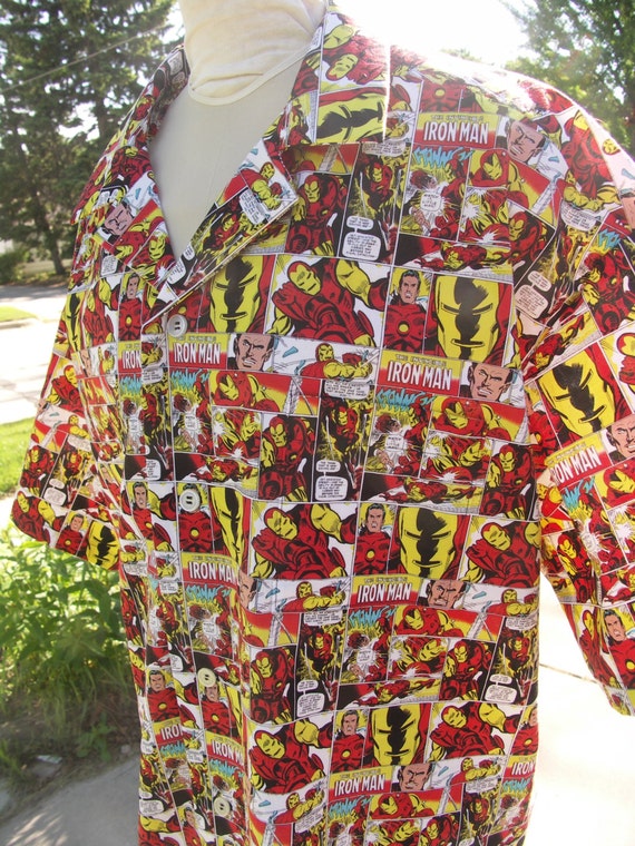 comic book hawaiian shirt
