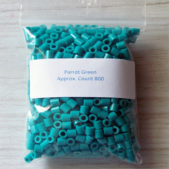 Perler Beads 800 Parrot Green Perler Beads by CreativeXpression1
