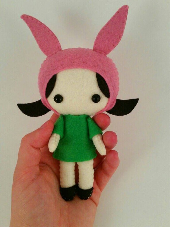 Louise Belcher doll Bob&#39;s Burgers by WordsToSewBy on Etsy